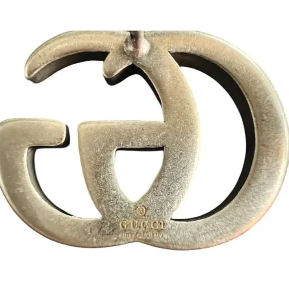 Gucci GG Silver Tone Earrings w/Box and Dust bag (GGXX025) - Picture 7 of 7